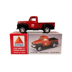 Liberty Classics Citco 1948 Ford F-1 Pickup Truck Coin Bank Die Cast 1996
